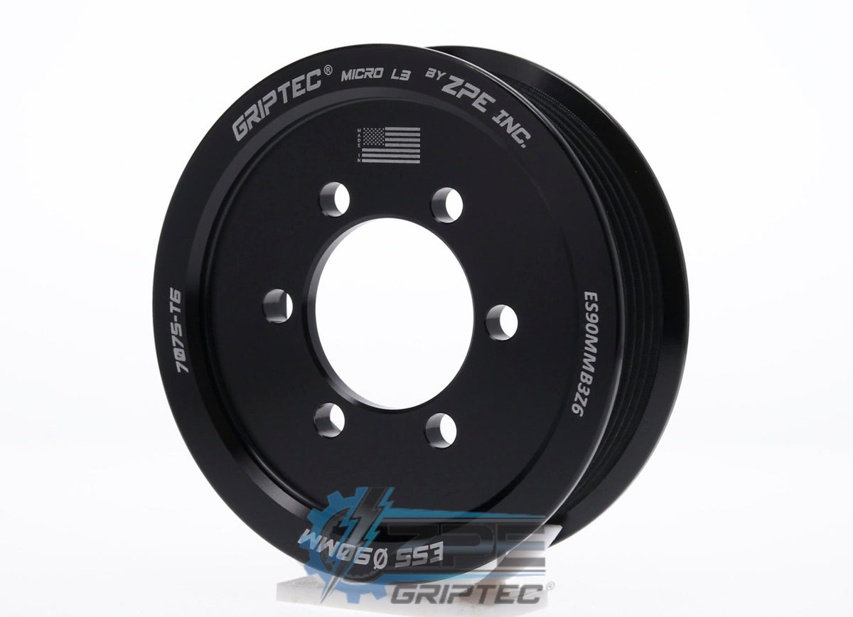 ZPE GripTec 6-Rib Supercharger Pulley Ring – 2021+ F-150 5.0L with ESS Supercharger
