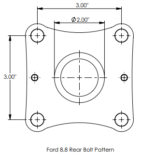 The Driveshaft Shop 2015-2024 Ford F-150 (4WD-RCSB-8.8 Rear-End) 1400HP Rated Direct Fit Aluminum 4" Driveshaft - image 3