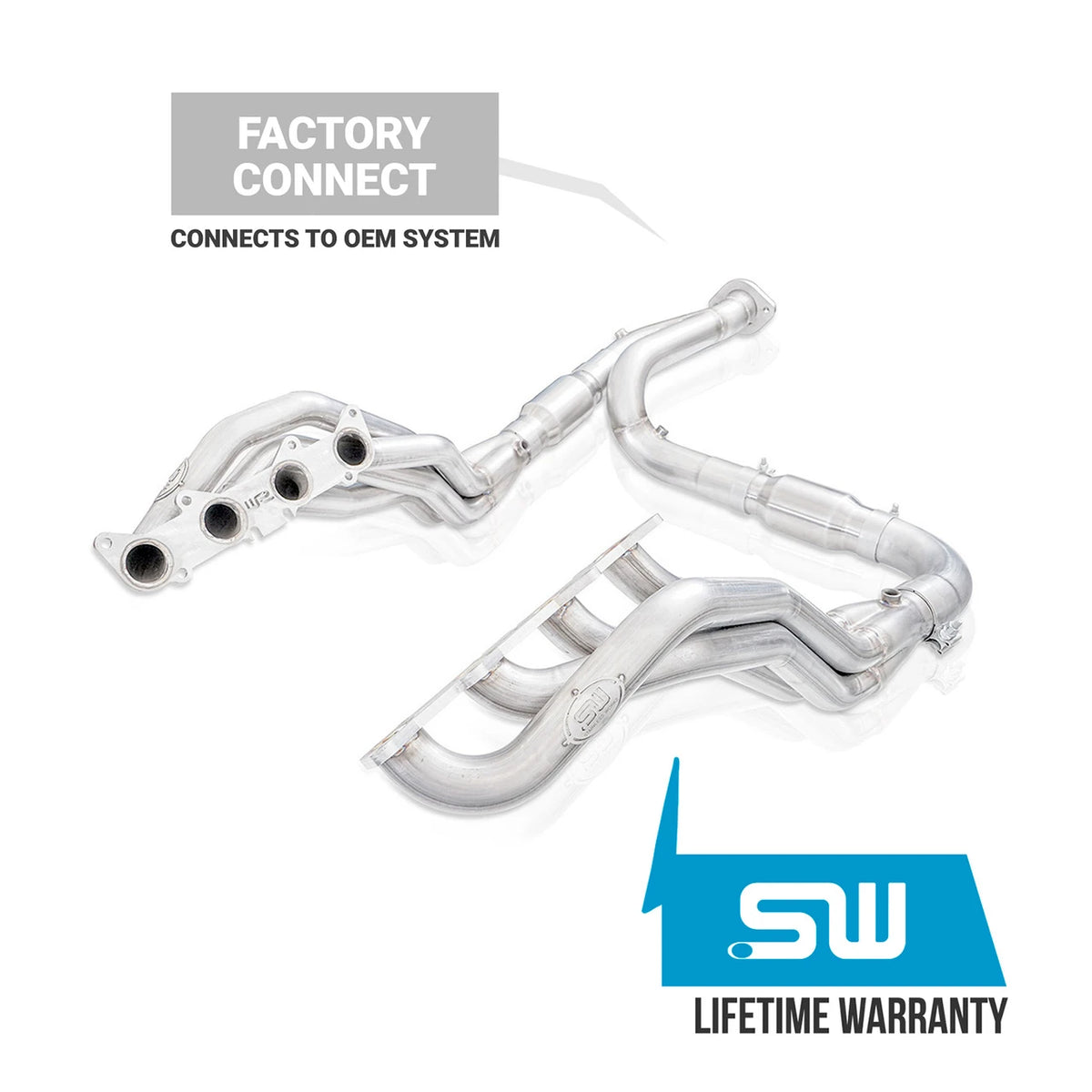 Stainless Works Long Tube Header Kit, Factory Connect – 2015-2020 F-150 5.0L