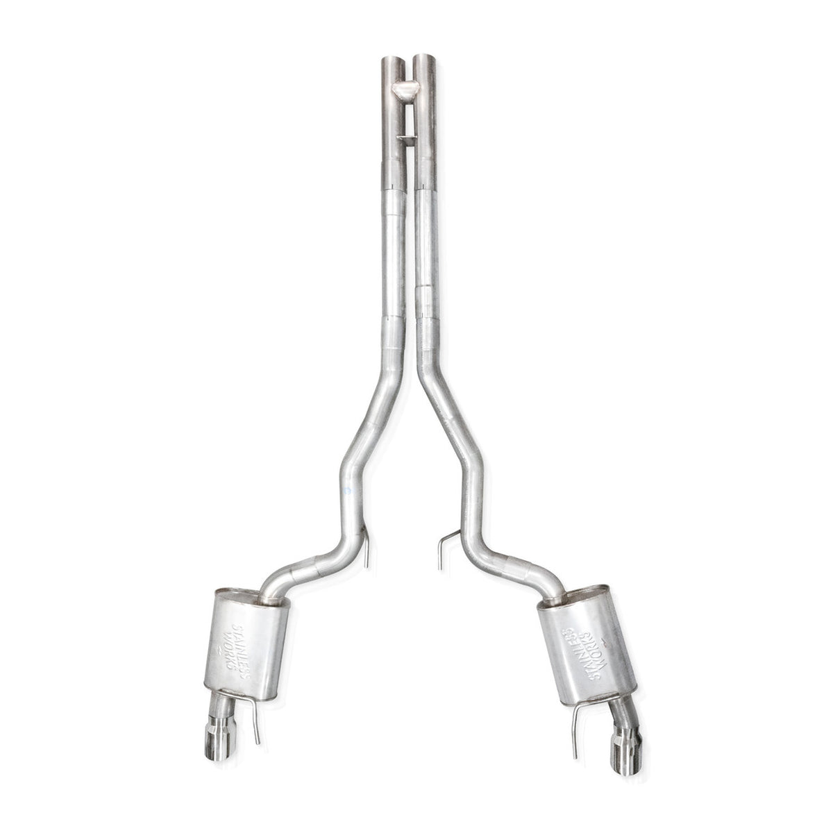 Stainless Works Cat-Back Exhaust, Dual Tips – 2024-2026 Mustang GT 5.0L