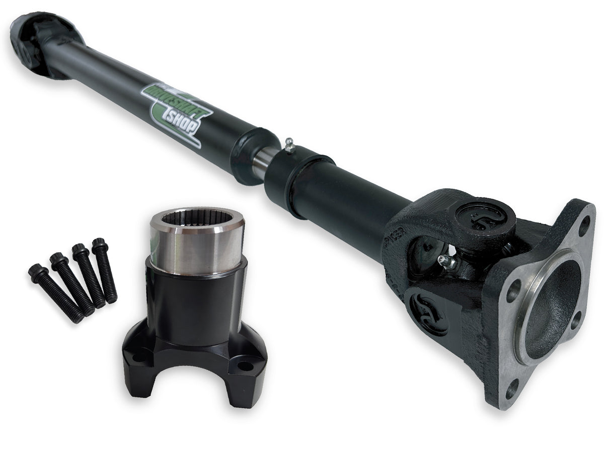 The Driveshaft Shop Precision Series 1310 Serviceable U-Joint Front Driveshaft - 2007-2018 Jeep Wrangler JK