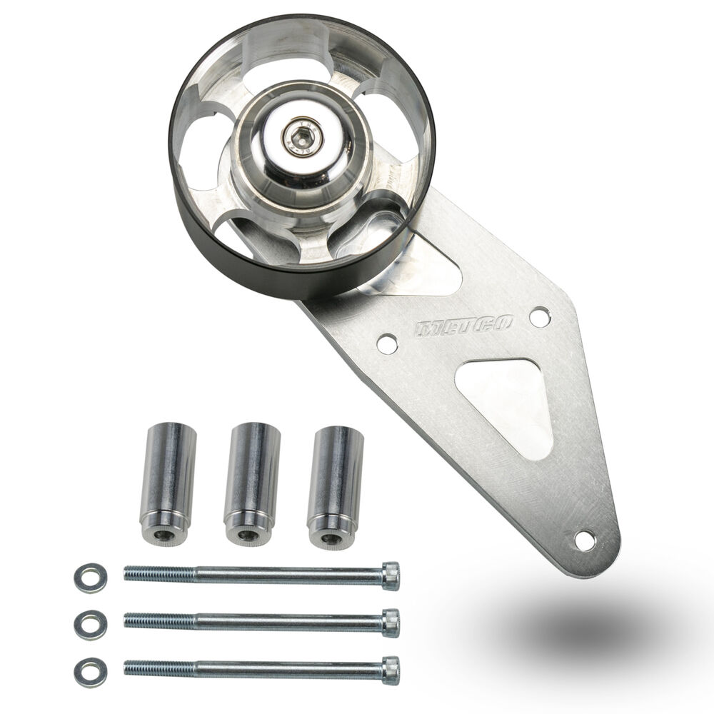 Metco Motorsports Auxiliary Idler Kit with Double-Bearing Idler Pulley – 2011-2014 Shelby GT500