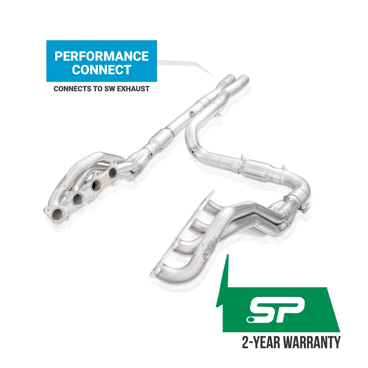 Stainless Works Stainless Power Header Kit, Performance Connect – 2015-2026 F-150 5.0L