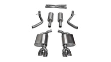 Corsa 2.5" Cat-Back Exhaust, Twin 3.5" Tips – 2015-2016 Dodge Challenger R/T 5.7L