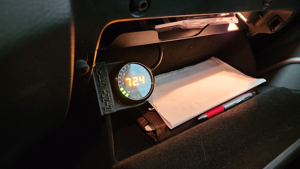 SaT.Tun / Billet Evolution - 3D Printed Gauge Pod - Glove Box Mounted