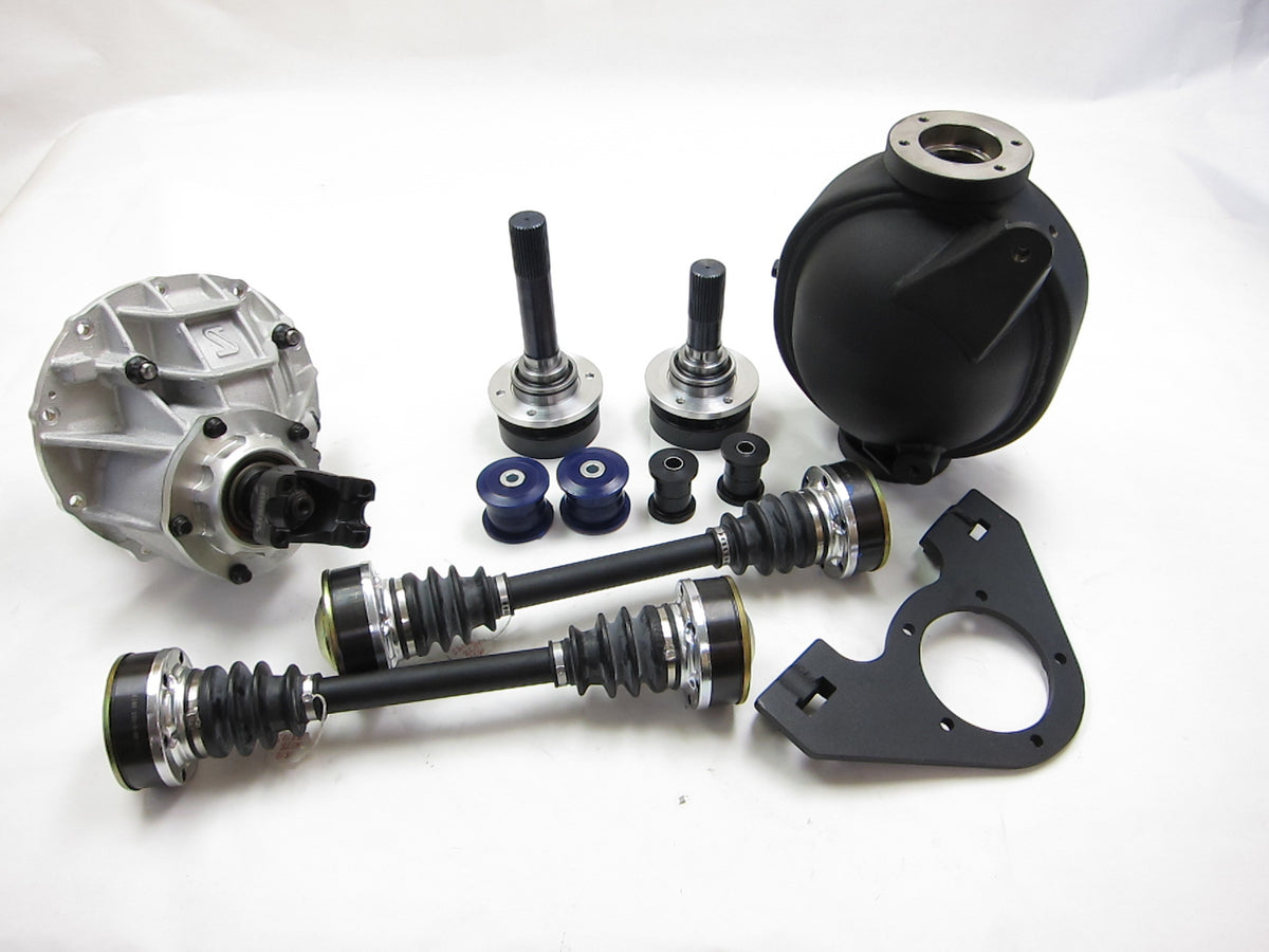 The Driveshaft Shop 2015+ Dodge Charger Hellcat / 392 SRT Automatic 9-Inch Direct Bolt-in Rear Conversion Kit -includes Axles and Driveshaft
