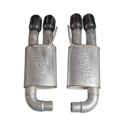 Stainless Works Legend/Redline Axle-Back Exhaust – 2018-2023 Mustang GT 5.0L - image 3