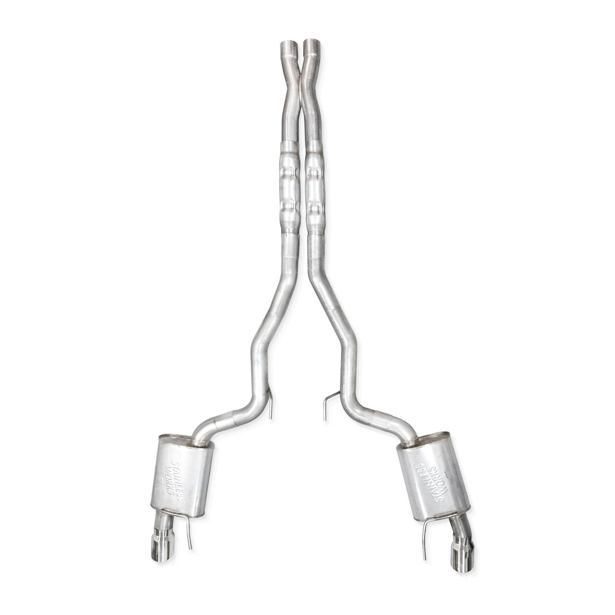 Stainless Works Cat-Back Exhaust, Dual Tips – 2024-2026 Mustang GT 5.0L