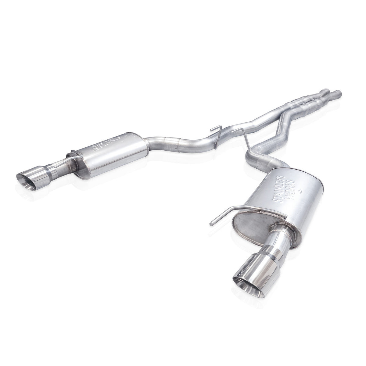 Stainless Works Cat-Back Exhaust, Dual Tips – 2024-2026 Mustang GT 5.0L