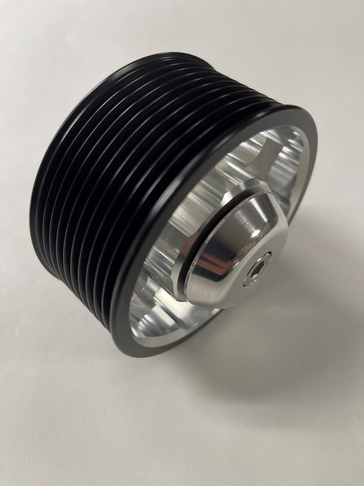 Metco Motorsports 90mm 10-Rib Grooved Idler Pulley – 2011-2014 Shelby GT500