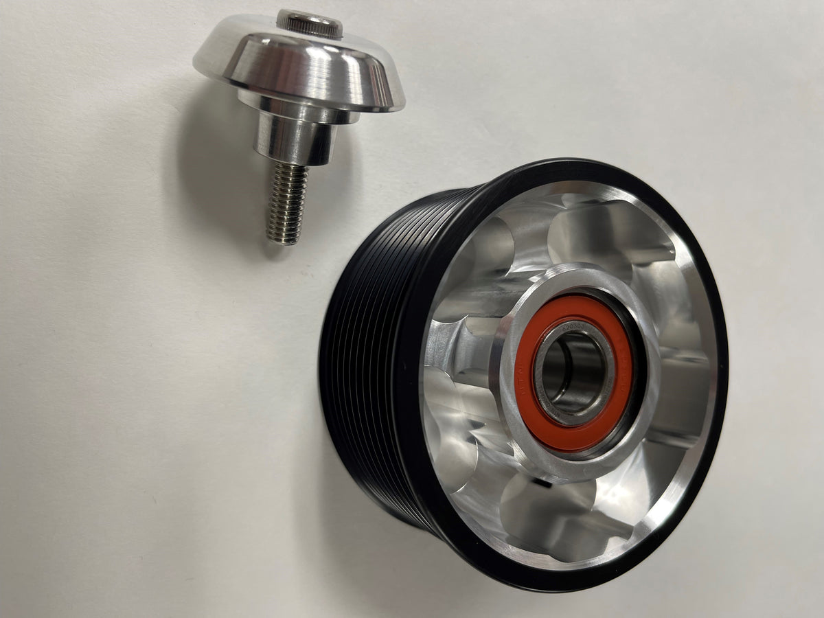 Metco Motorsports 90mm 10-Rib Grooved Idler Pulley – 2011-2014 Shelby GT500 - image 4