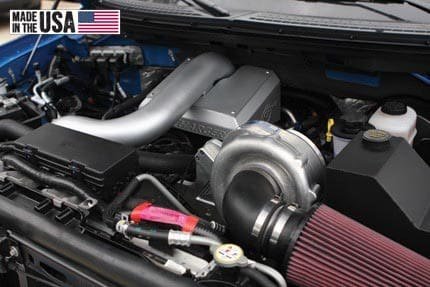 2004-10 Ford F-150 (5.4 3V) engine bay with ProCharger supercharger