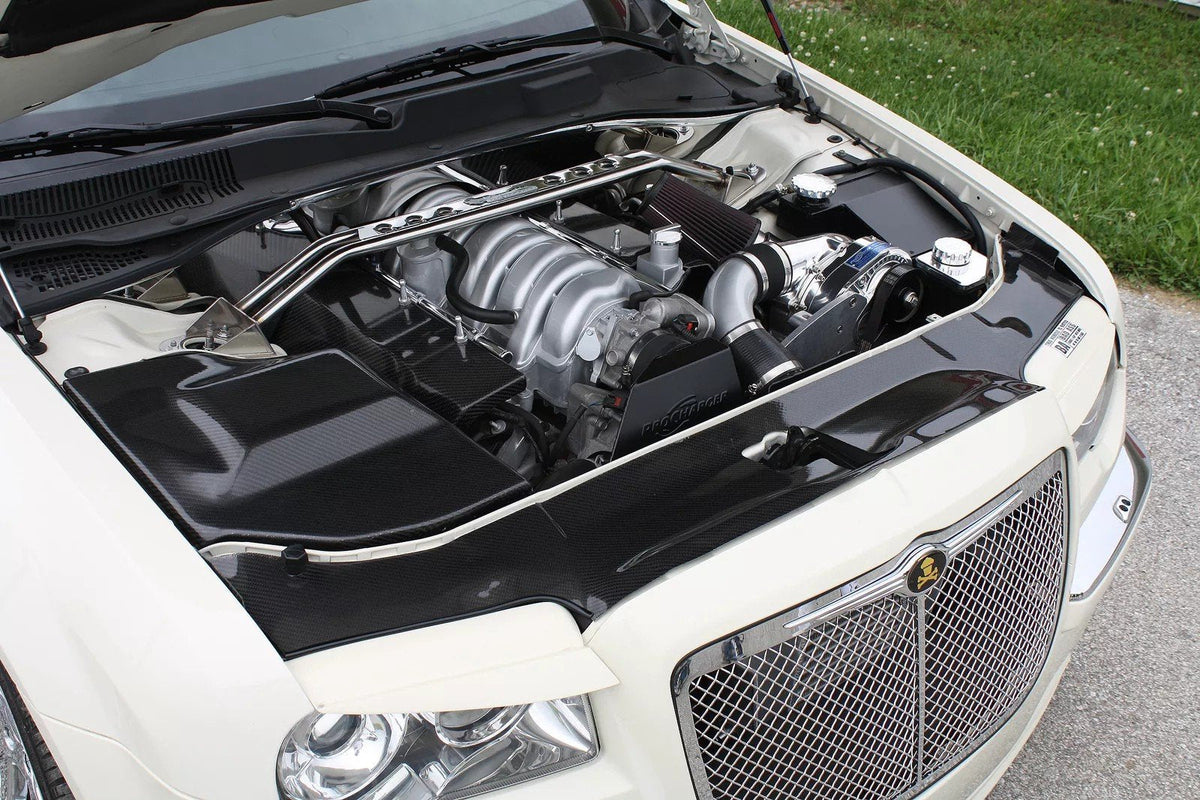 ProCharger supercharger system installed in a 2005-10 Chrysler 300 / 2005-08 Magnum HEMI (5.7)
