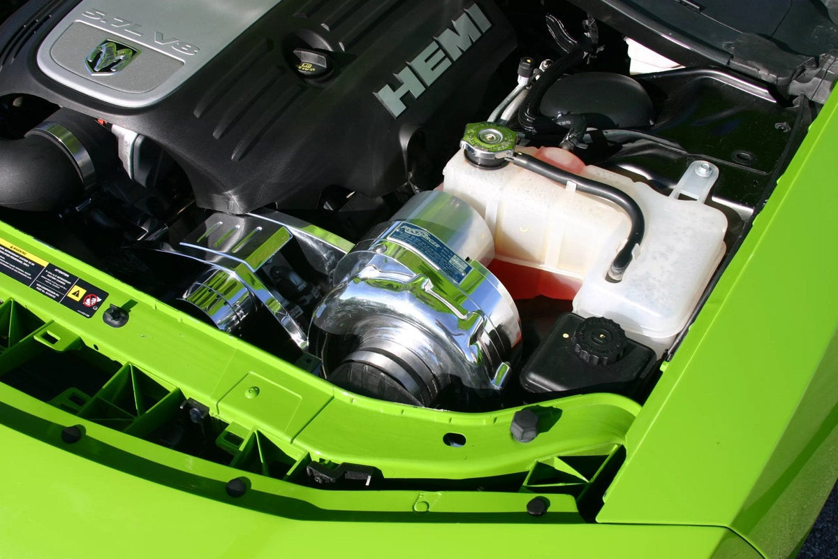 2006-10 Dodge Charger HEMI R/T (5.7) engine bay with ProCharger supercharger