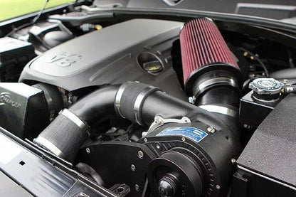 2011-23 Dodge Challenger HEMI (5.7) engine bay with ProCharger supercharger