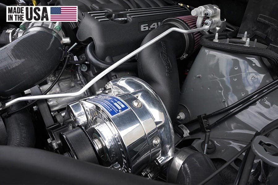 Alternate view of a ProCharger-equipped 2012-21 Jeep Grand Cherokee (6.4)