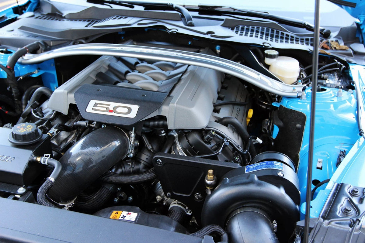 ProCharger supercharger system installed in a 2015-17 Mustang GT (5.0 4V)