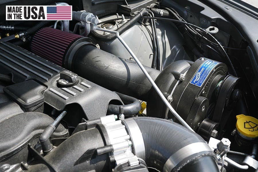 ProCharger supercharger system installed in a 2018-24 Dodge Durango SRT (6.4)