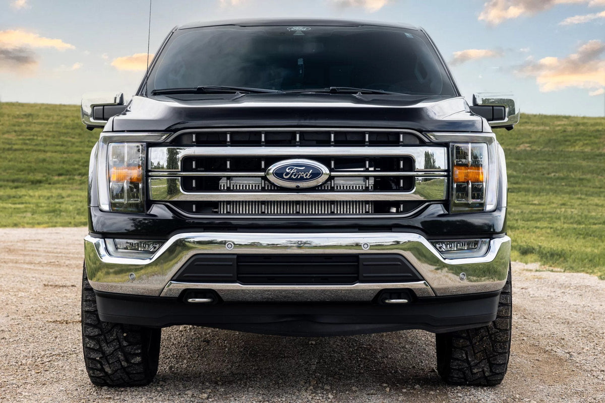 Alternate view of a ProCharger-equipped 2021-23 Ford F-150 (5.0 4V)