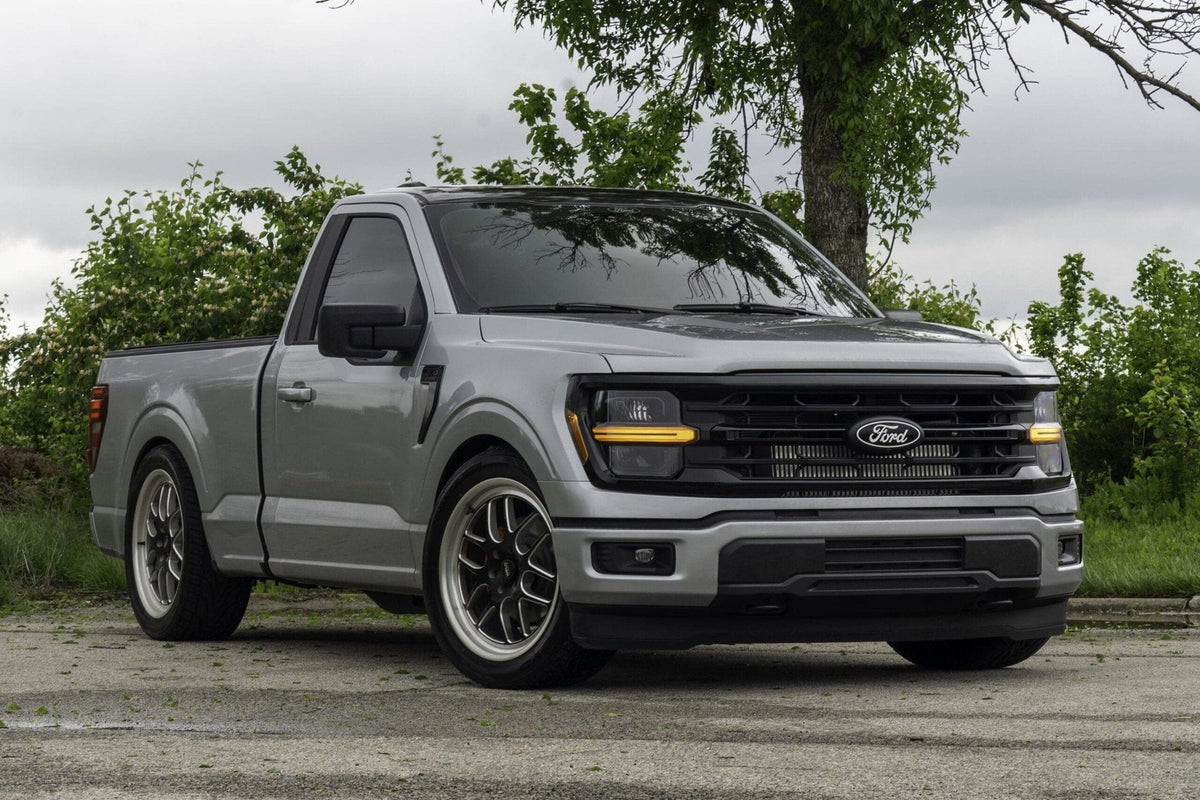 2024-26 Ford F-150 (5.0 4V) engine bay with ProCharger supercharger