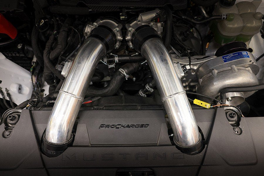 ProCharger supercharger system installed in a 2024-26 Mustang GT (5.0 4V)