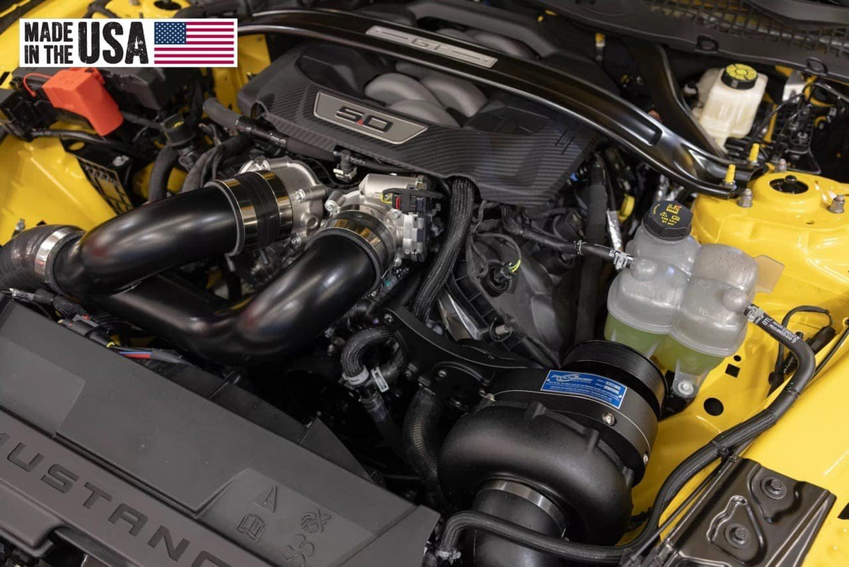 ProCharger supercharger system installed in a 2024-26 Mustang GT Performance Pack & Dark Horse (5.0 4V)