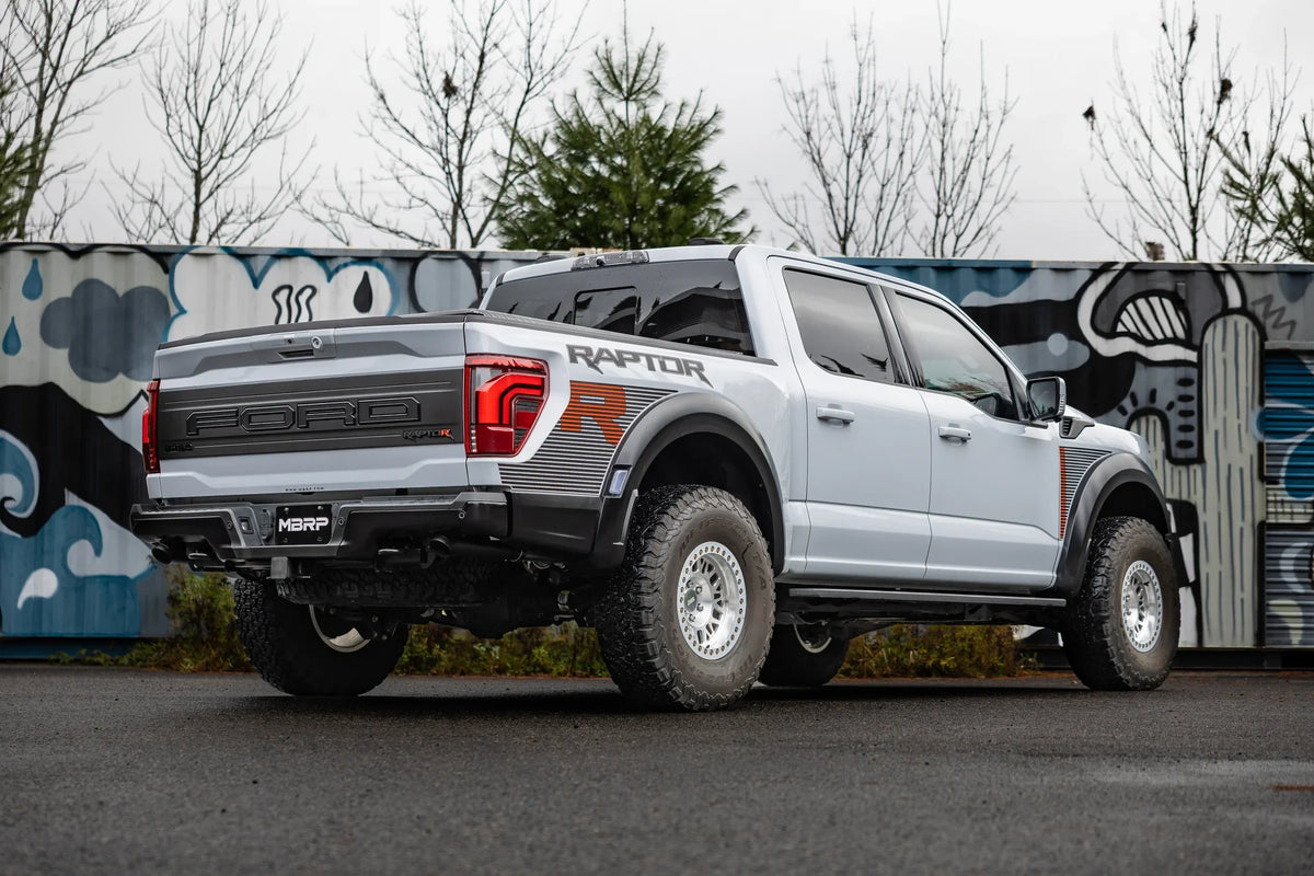 MBRP 3-Inch Axle-Back Exhaust, Turndown Exit – 2022-2027 F-150 Raptor & 2023-2027 Raptor R 5.2L