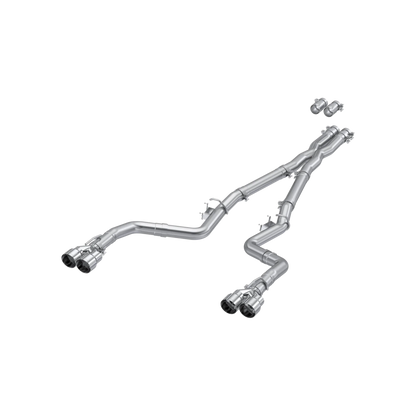 MBRP 3-Inch Cat-Back Exhaust, Quad Rear Exit – 2015-2023 Dodge Challenger 6.2L/6.4L & 2017-2023 5.7L - image 1